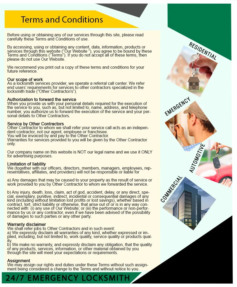 Millburn Locksmith Store Millburn, NJ 973-339-5370 - terms-and-condition-68-19mod